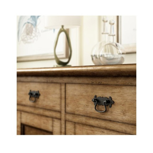 ASA TIRADOR LATON VINTAGE NEGRO FORJA 98MM REI