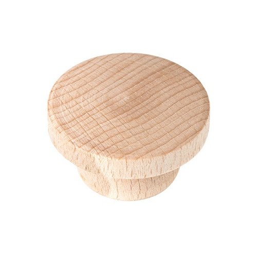 POMO REDONDO MADERA HAYA CRUDO ø 38MM REI