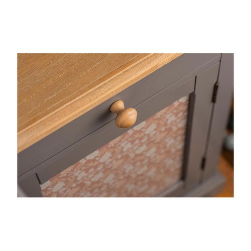 POMO REDONDO MADERA HAYA LACA TRANSPARENTE ø 30MM REI