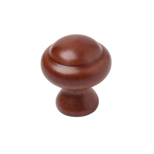 POMO REDONDO MADERA HAYA LACA NOGAL ø 30MM REI