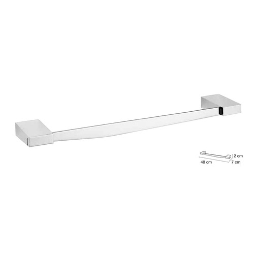 GEMINIS TOALLERO BARRA 40CM CROMO