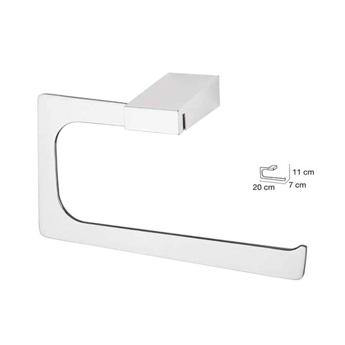 GEMINIS TOALLERO ARO PEQUEÑO 20CM CROMO