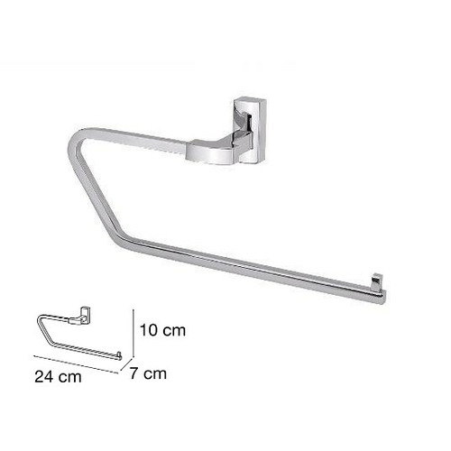 MAR TOALLERO ARO GRANDE ATORNILLAR CROMO