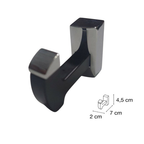 MAR PERCHA ATORNILLAR NEGRO