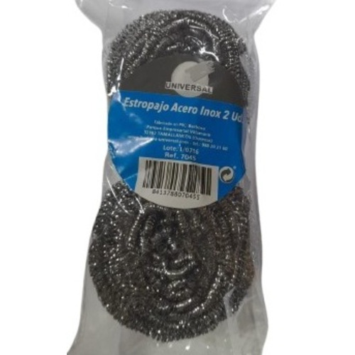 ESTROPAJO ACERO INOX 2UND BARBOSA