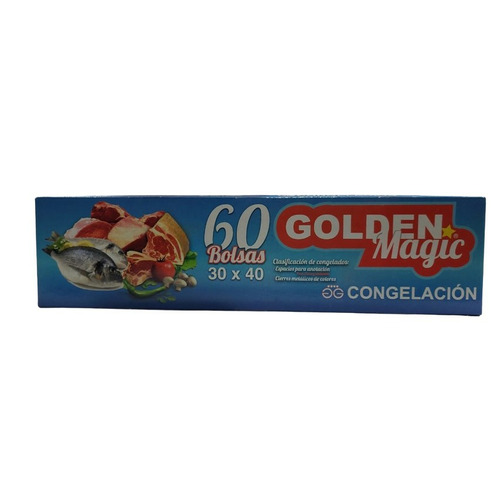 BOLSAS PLASTICO CONGELACION 30X40 60 UND GOLDEN MAGIC
