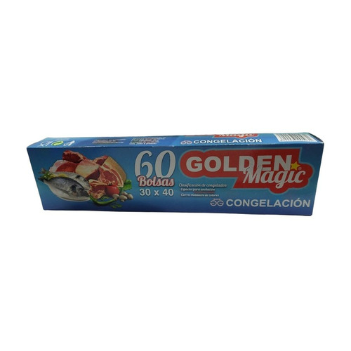 BOLSAS PLASTICO CONGELACION 30X40 60 UND GOLDEN MAGIC