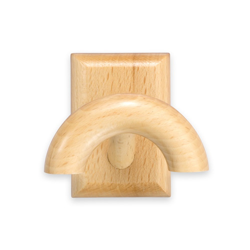 COLGADOR ADHESIVO MADERA HAYA INOFIX