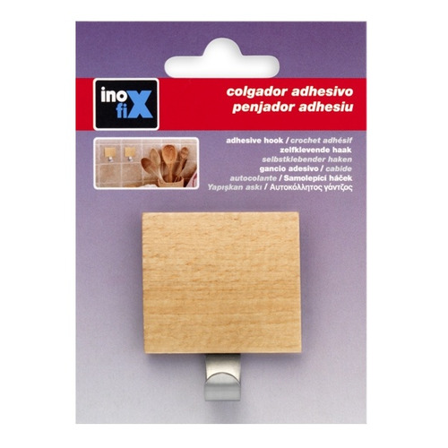 COLGADOR ADHESIVO CUADRADO HAYA INOFIX