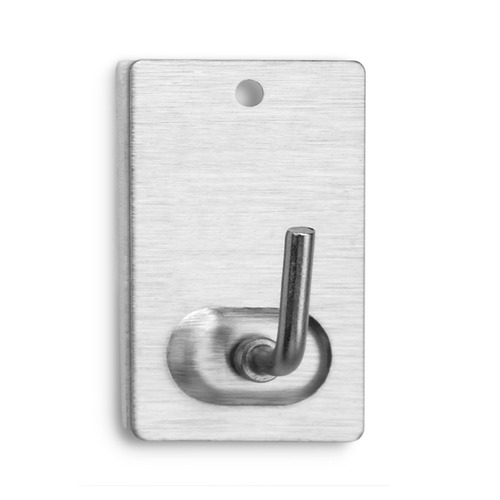 COLGADOR ADHESIVO ACERO PACK 2 INOFIX