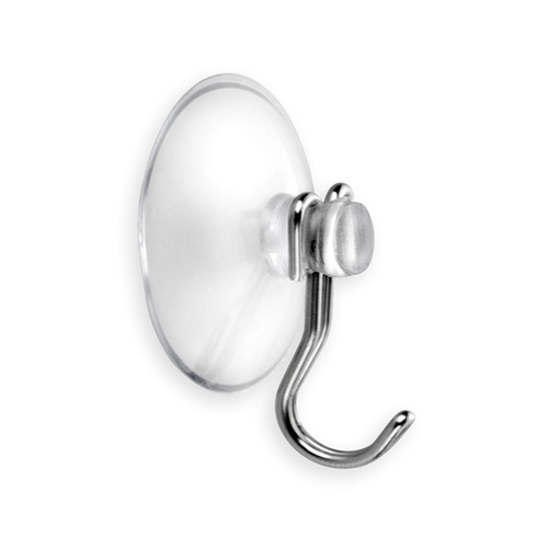 COLGADOR VENTOSA TRANSPARENTE PACK 4 INOFIX