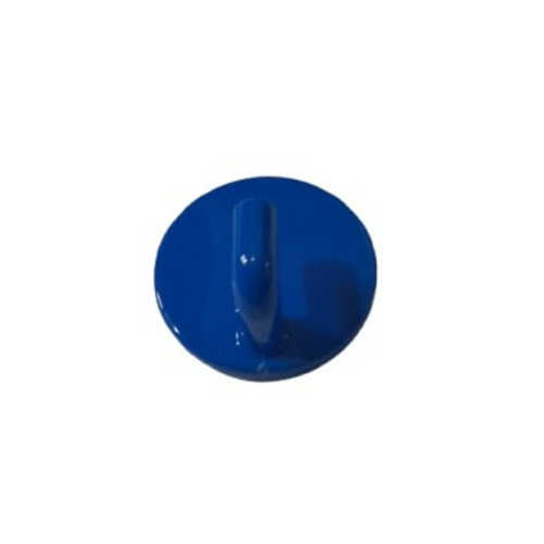 COLGADOR ADHESIVO AZUL REDONDO PACK 2 INOFIX