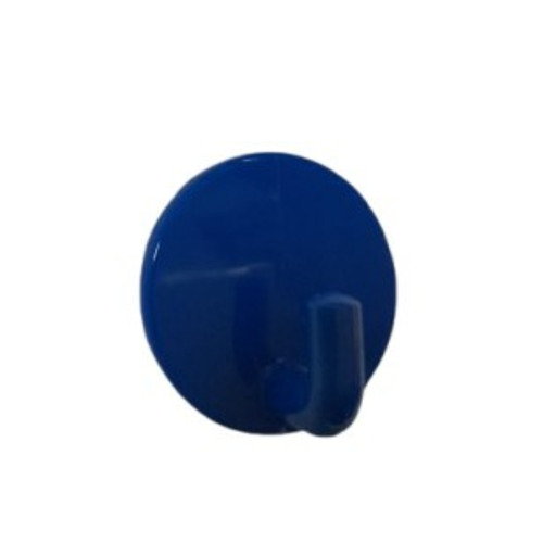 COLGADOR ADHESIVO AZUL REDONDO PACK 2 INOFIX