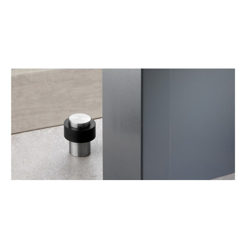 TOPE PUERTA ATORNILLAR ACERO INOX CON AMORTIGUADOR INOFIX