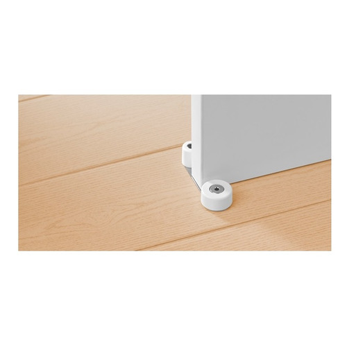 TOPE PUERTA ATORNILLAR BLANCO CON RETENEDOR INOFIX