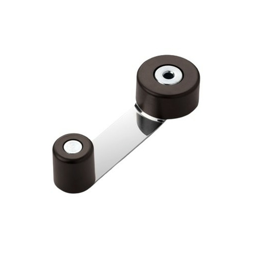 TOPE PUERTA ATORNILLAR MARRON CON RETENEDOR INOFIX