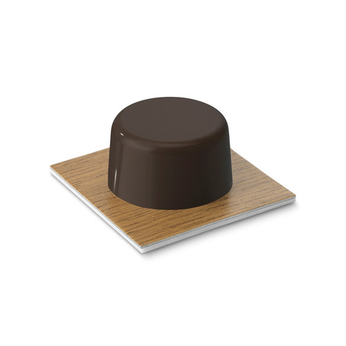 TOPE PUERTA ADHESIVO MARRON MADERA PACK 2 INOFIX