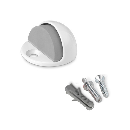 TOPE PUERTA ATORNILLAR METALICO BLANCO INOFIX