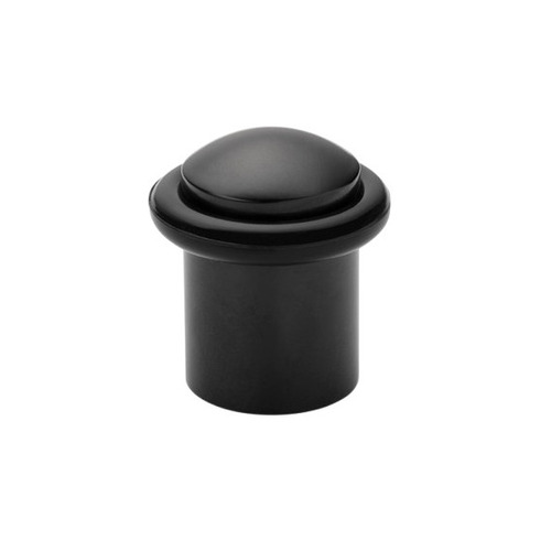 TOPE PUERTA ATORNILLAR ACERO NEGRO CON AMORTIGUADOR INOFIX