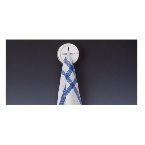 COLGADOR ADHESIVO PARA PAÑOS BLANCO INOFIX