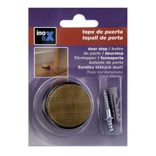 TOPE PUERTA ATORNILLAR SAPELLY CON JUNTA DE CAUCHO INOFIX