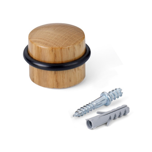 TOPE PUERTA ATORNILLAR ROBLE CON JUNTA DE CAUCHO INOFIX