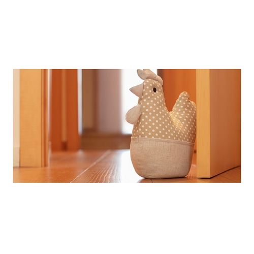 TOPE PUERTA DECORATIVO TEXTIL GALLINA INOFIX