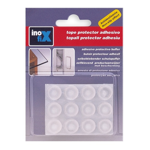 TOPE ADHESIVO GOTA SILICONA Ø12,7MM INOFIX