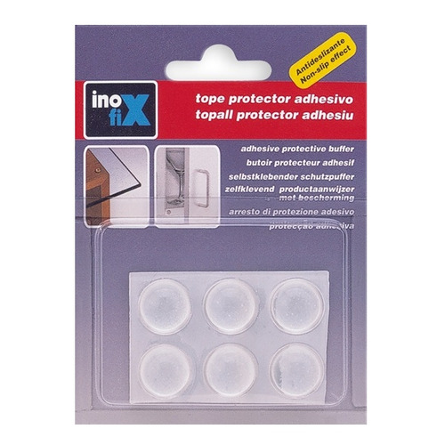 TOPE ADHESIVO GOTA SILICONA Ø16MM INOFIX