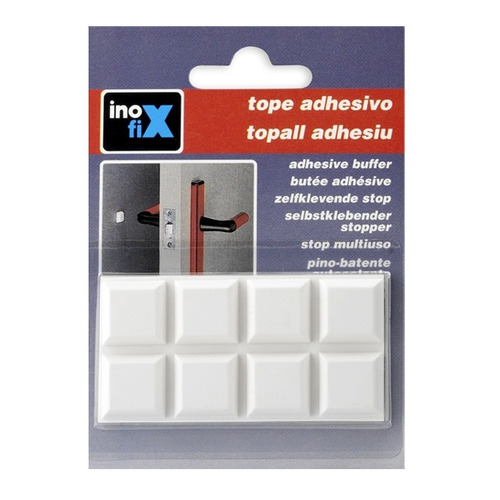 TOPE PUERTA ADHESIVO BLANCO INOFIX