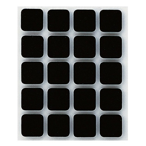 DESLIZADOR ADHESIVO ESPUMA 17x17MM INOFIX