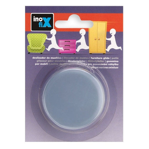 PATIN DESLIZANTE ADHESIVO PTFE Ø 50 mm PACK 4 INOFIX