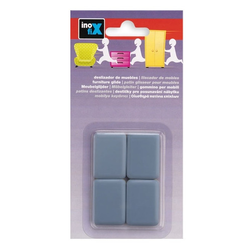 PATIN DESLIZANTE ADHESIVO PTFE 35X25 mm PACK 4 INOFIX