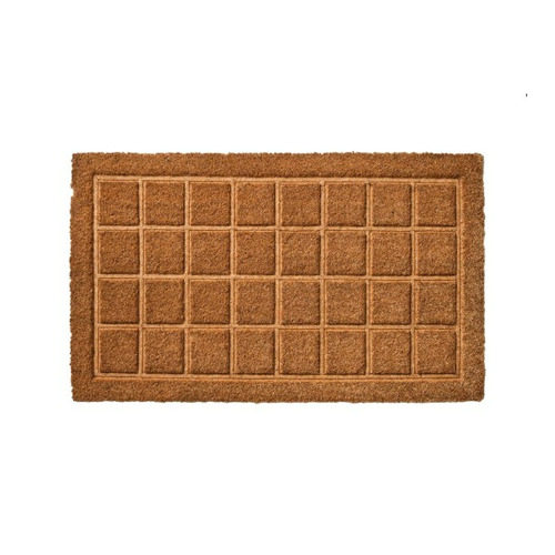 FELPUDO COCO PRENSADO CUADROS 40X70 DINTEX