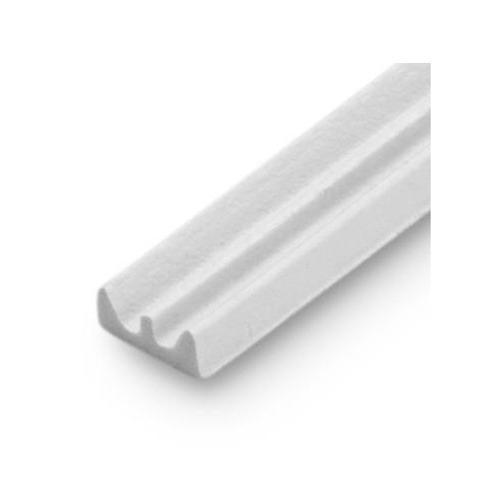 BURLETE DE CAUCHO PARA PUERTAS Y VENTANAS K6 BLANCO INOFIX