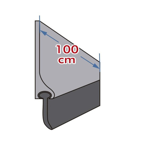 BURLETE BAJO PUERTA ADHESIVO CON CEPILLO TRANSPARENTE 2157-0 INOFIX