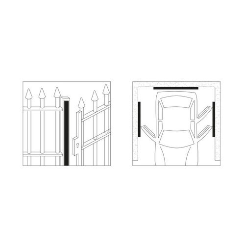 BURLETE ADHESIVO DE GOMA DE CAUCHO NEGRO 963 AMIG