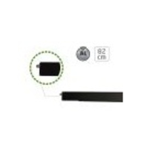 BURLETE PUERTA AUTOMÁTICO ALUMINIO NEGRO 10424 AMIG