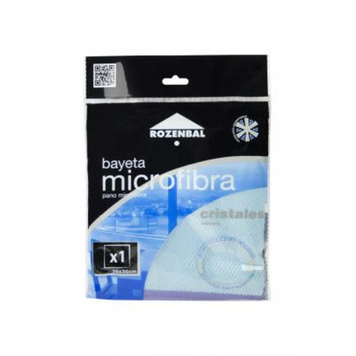 BAYETA CRISTALES MICROFIBRA 36 x 36 cm LOTE 10 UD