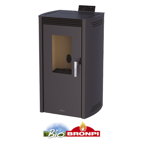 NOA ESTUFA DE PELLETS 11 KW NEGRO (CANALIZABLE)