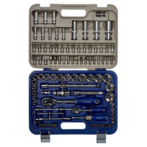 JUEGO DE VASOS HEXAGONALES DE  1/4"-1/2", mm, 101 piezas