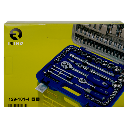 JUEGO DE VASOS HEXAGONALES DE  1/4"-1/2", mm, 101 piezas