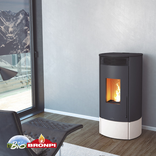 MILA ESTUFA DE PELLETS 11 KW MARFIL (CANALIZABLE)