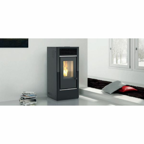 WIEN S1 PLUS ESTUFA DE PELLETS 12 KW NEGRO (CANALIZABLE)