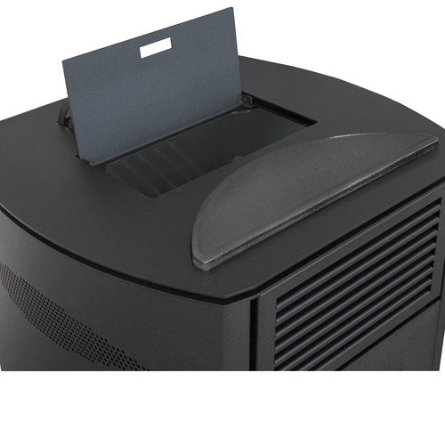 ENZA ESTUFA DE PELLETS 10 KW NEGRO