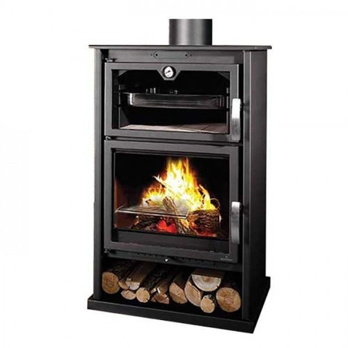 SUIZA ESTUFA LEÑA CON HORNO 14 KW BRONPI