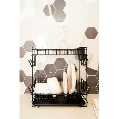 ESCURREPLATOS PLASTIFICADO GRANDE BLANCO 88980