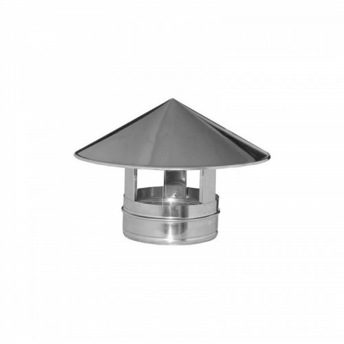 DINAK SOMBRERETE INOX SIMPLE PARED 150 mm