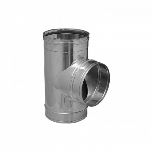 DINAK TE CON TAPON INOX SIMPLE PARED 150 MM