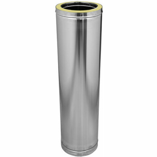 DINAK TUBO 1M INOX DOBLE PARED 150 MM